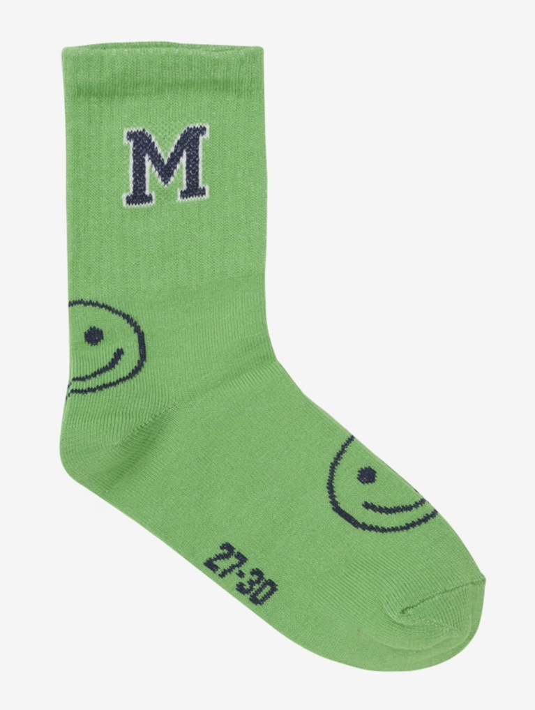 Minymo 3er Pack Socken in Grün und Blau mit Fußbälle & Smileys Minymo 3er Pack Socken in Grün und Blau mit Fußbälle & Smileys