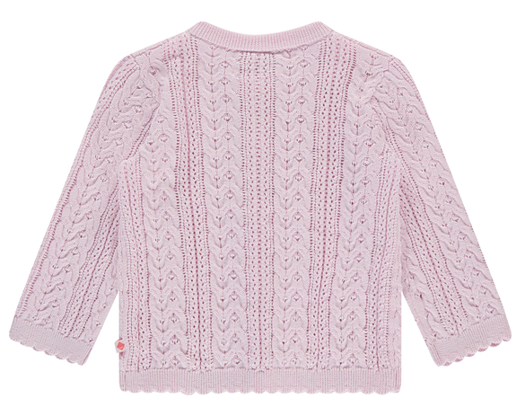 Babyface Stains & Stories Cardigan Strickjacke in Powder Rosa mit Schleifen Knöpfe Babyface Stains & Stories Cardigan Strickjacke in Powder Rosa mit Schleifen Knöpfe
