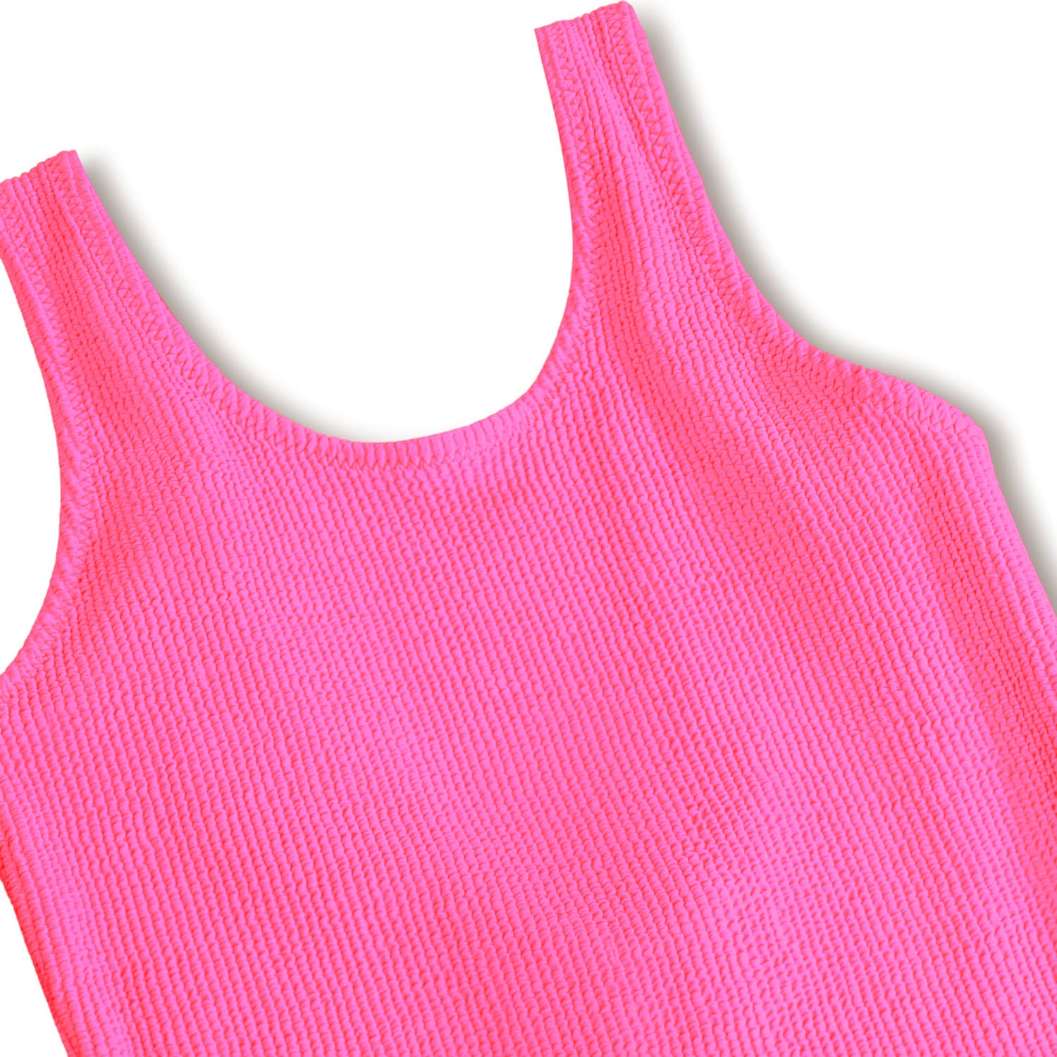 Molo Nikka Crinkle Badeanzug Sportlich in Neon Pink Molo Nikka Crinkle Badeanzug Sportlich in Neon Pink