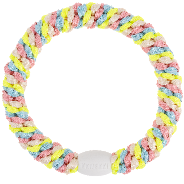 Kknekki Haargummi/Armband Mix Neon Pastell