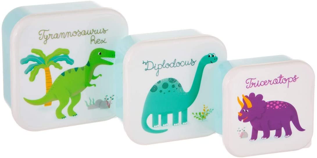 Sass & Belle Snack Box Set - Dinos - 3 Stück