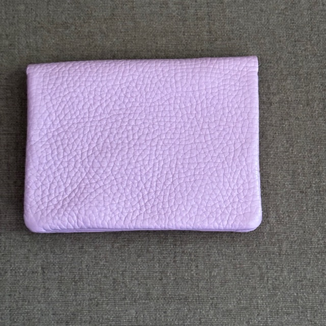 Soft Leder Geldbeutel in Puder Rosa - Klein 