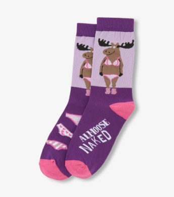 Little Blue House Damen Socken in Lila - Almoose Naked Little Blue House Damen Socken in Lila - Almoose Naked