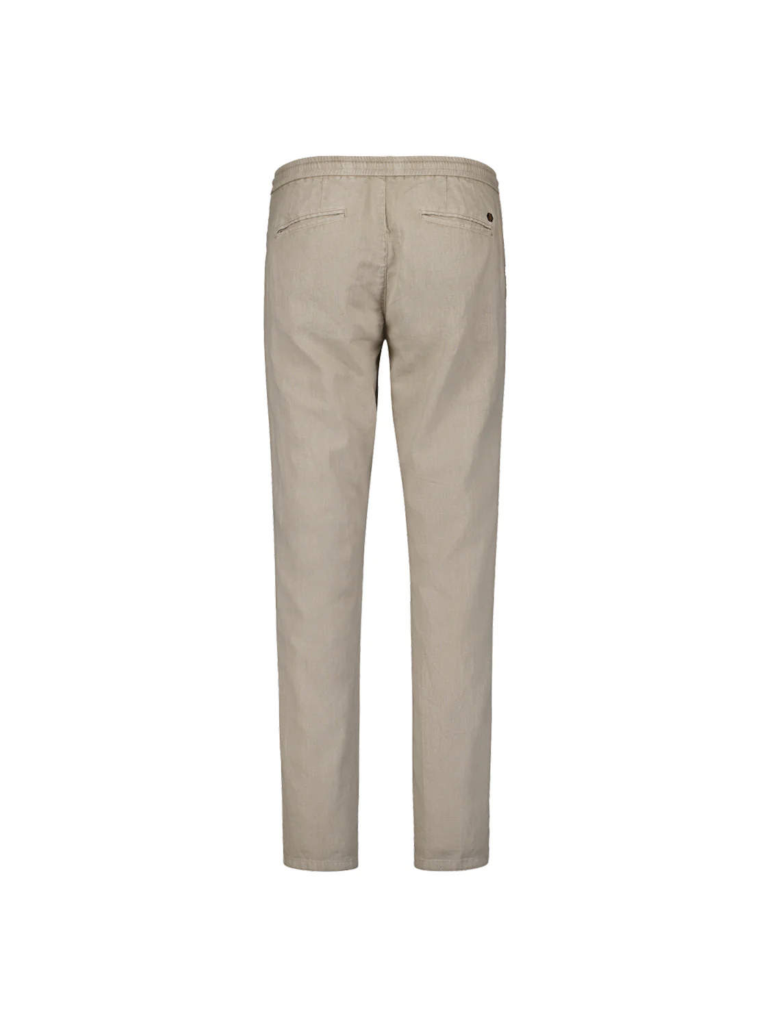 NO EXCESS Leinen Hose Lässig mit Drawstring in Light Dessert Beige NO EXCESS Leinen Hose Lässig mit Drawstring in Light Dessert Beige