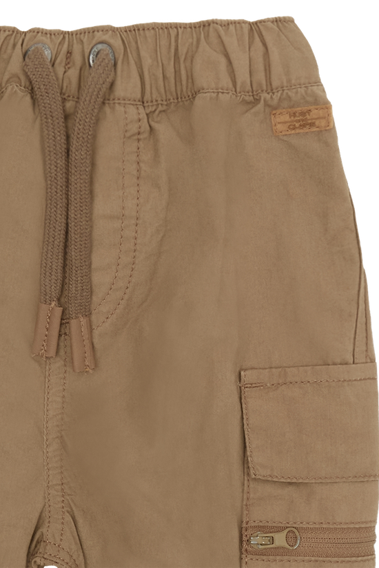 Hust & Claire Tue Leichte Cargo Hose in Coca Mocha Braun