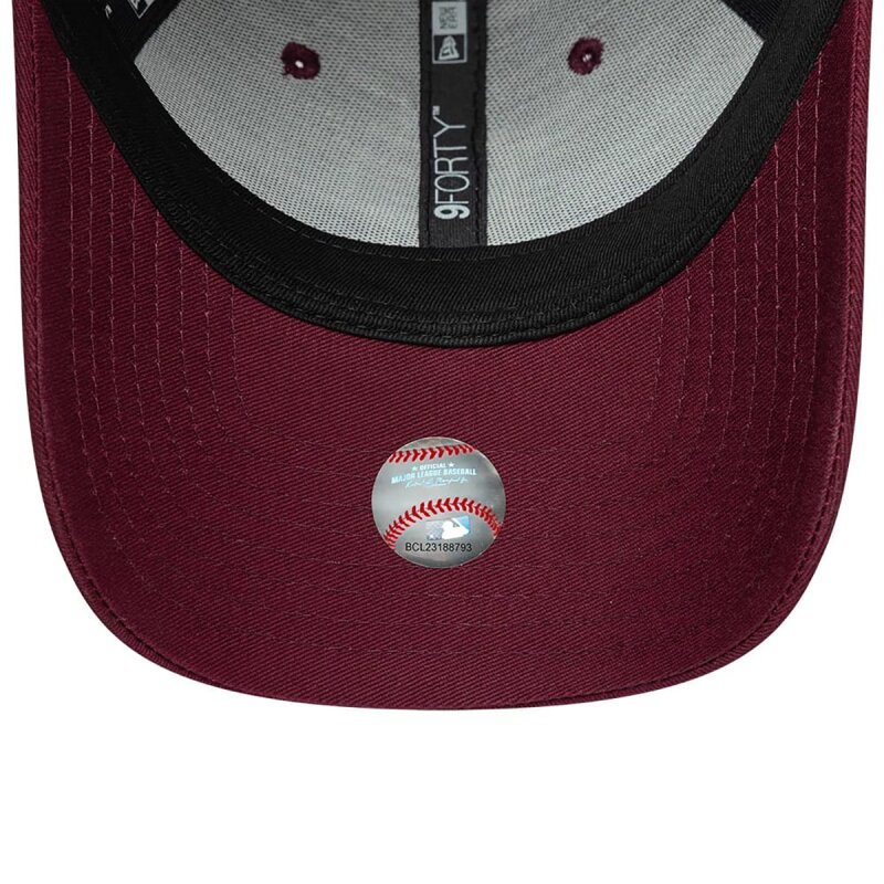 New Era Cap 9FORTY Cap MLB Los Angeles Dodgers Outline Burgundy - Weinrot LA