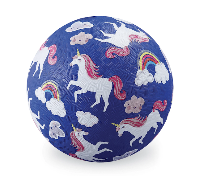 Bildschirm-foto-2024-02-28-um-06-28-09 Crocodile Creek Spielzeug Ball 18 cm - Naturkautschuk - Unicorn - Einhorn
