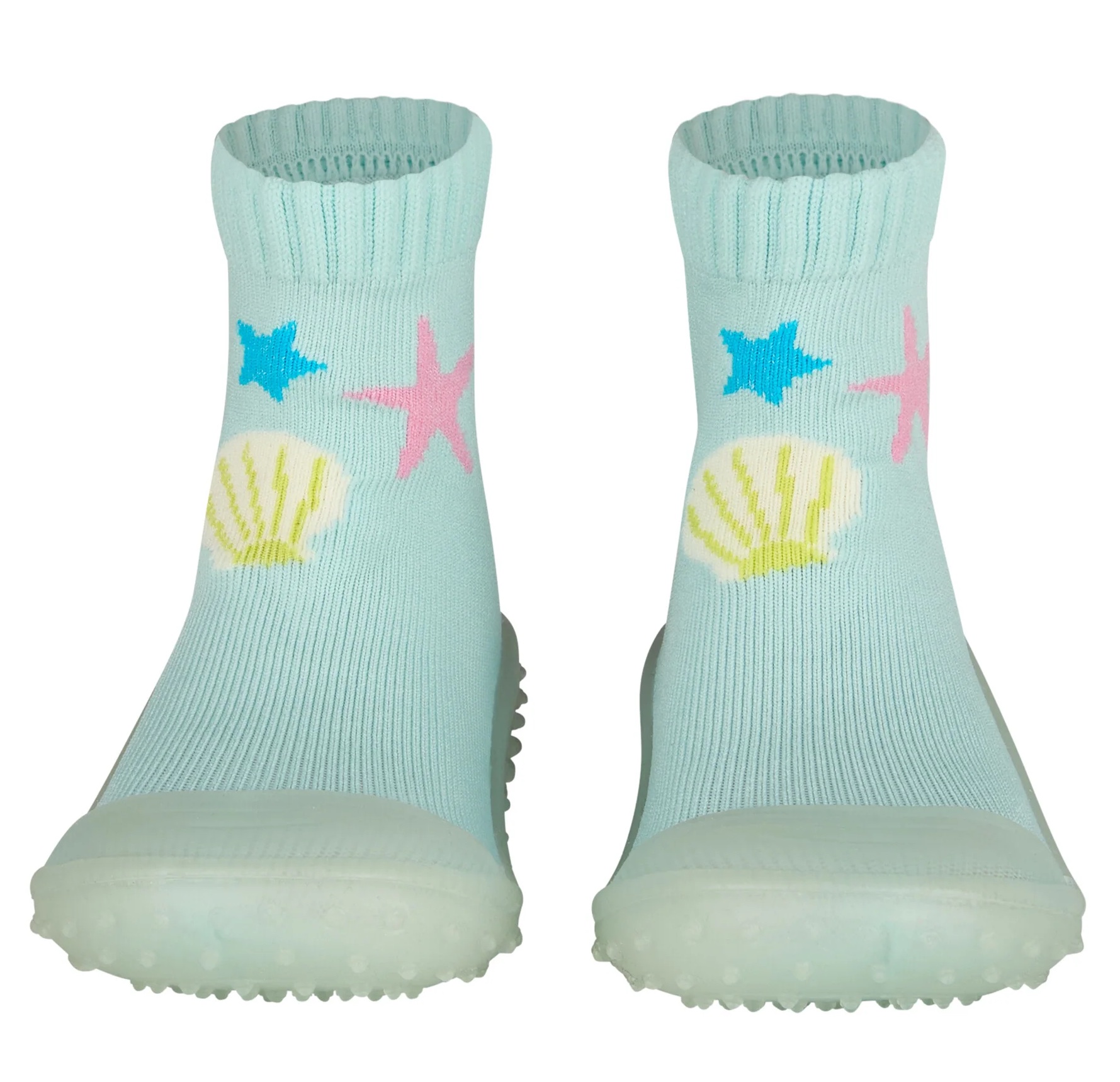 Sterntaler Adventure Socks in Hellblau mit Muschel-Motiv