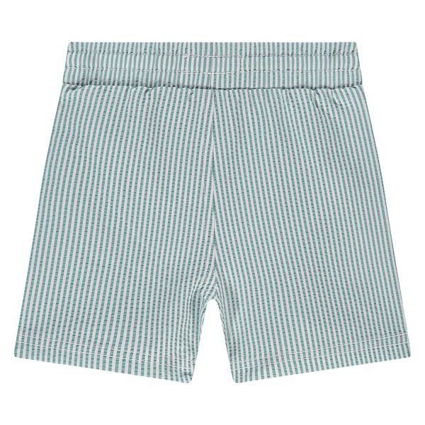 Babyface Stains & Stories Seersucker Badehose Schwimmshort Smaragd Grün Gestreift Babyface Stains & Stories Seersucker Badehose Schwimmshort Smaragd Grün Gestreift
