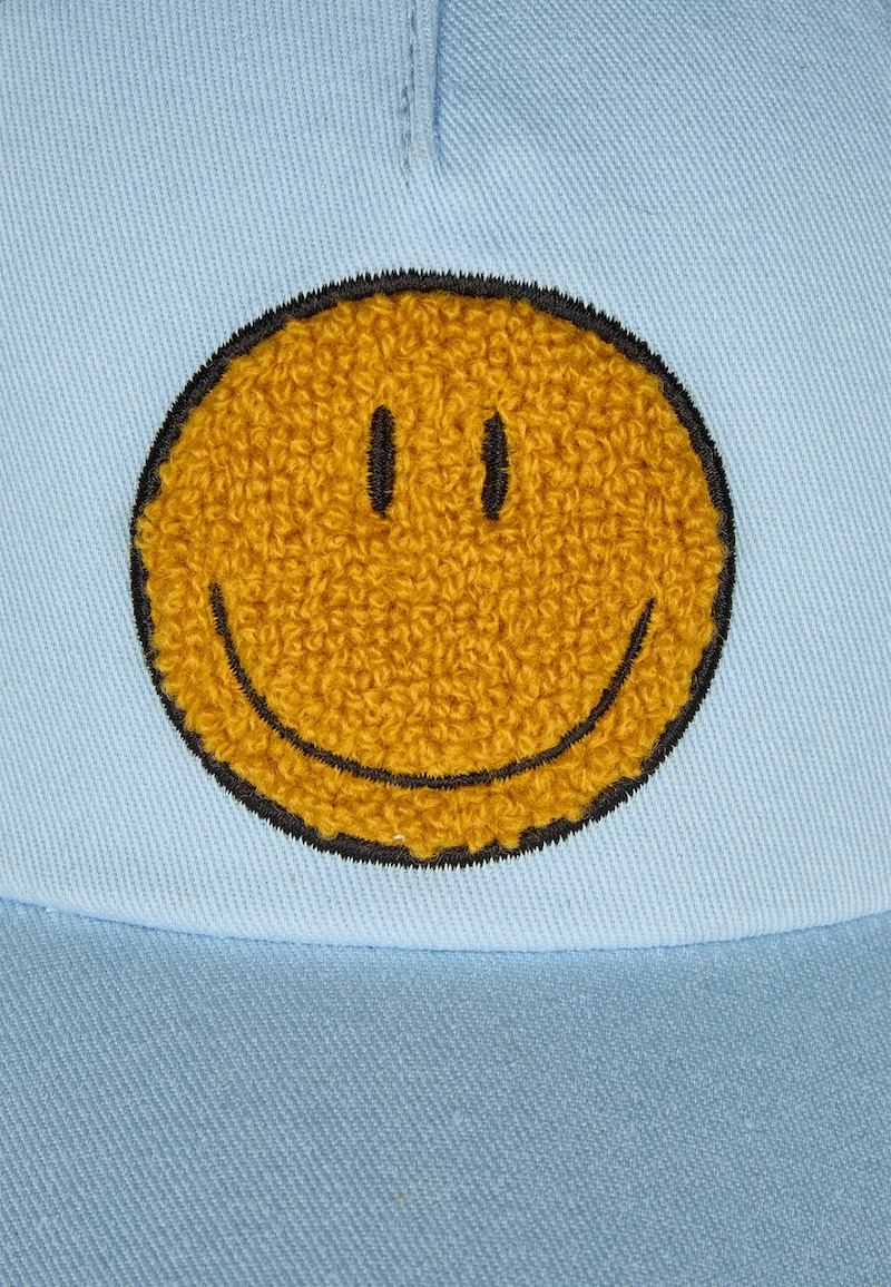 Sterntaler Cap Basecap in Hellblau mit Smiley Patch