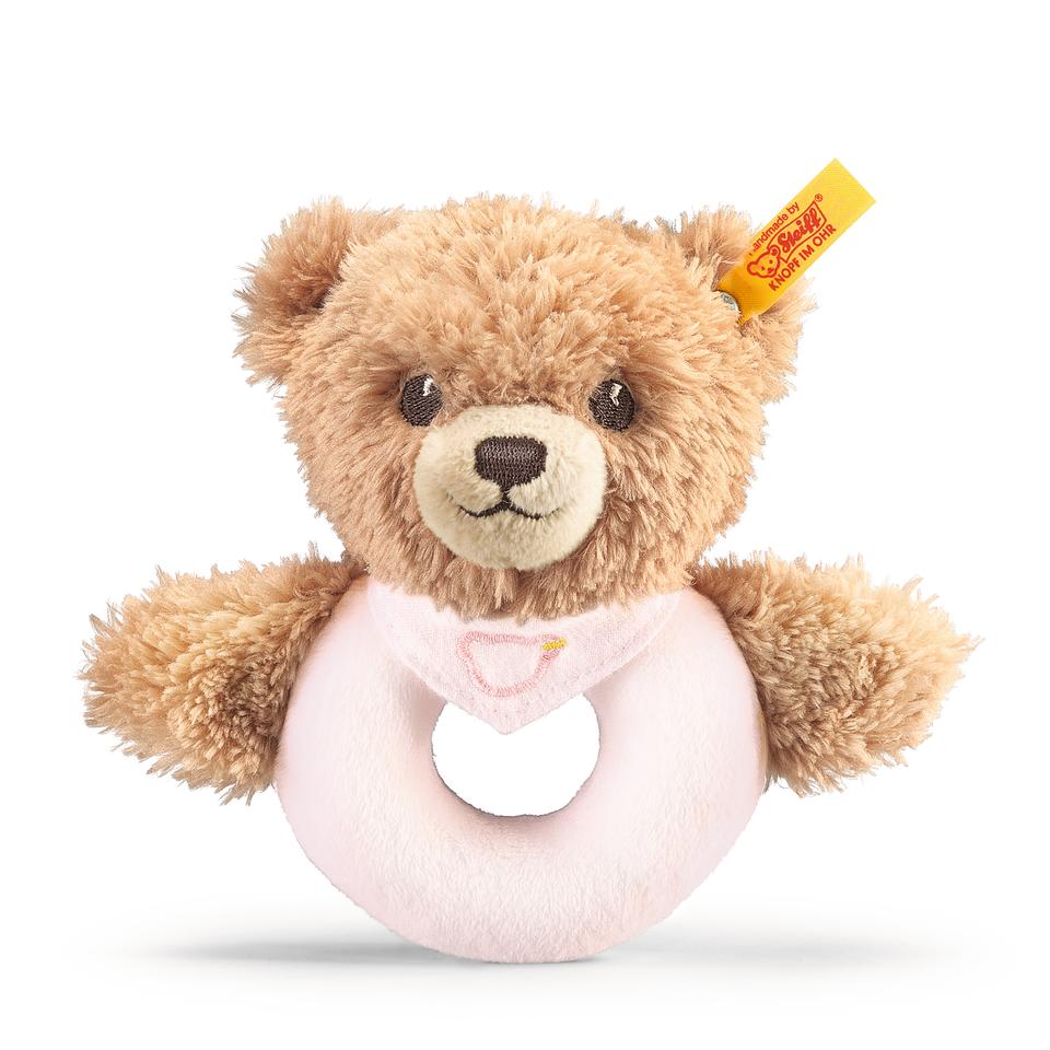 Steiff Schlaf Gut Baer Greifling in Rosa