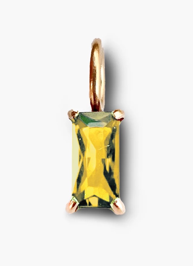 AIMI Birthstone Charm für Halskette oder Armband - Gold AIMI Birthstone Charm für Halskette oder Armband - Gold
