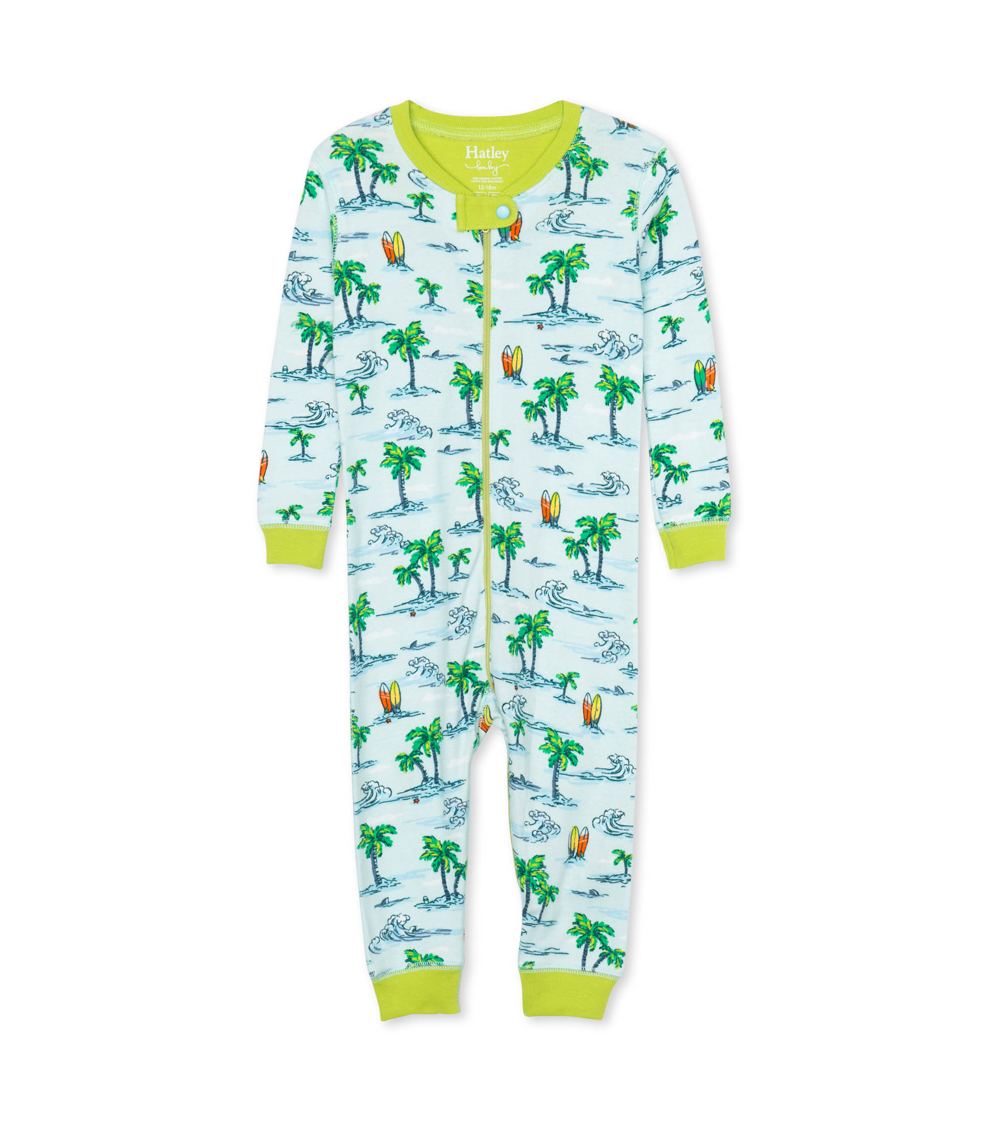 S20HSI242 Hatley Strampler - Bio Baumwolle - Hawaiian Tropics - SALE
