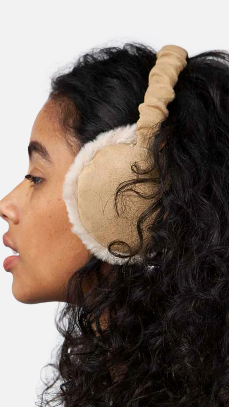 Barts Cookiedow Earmuffs Ohrwärmer in Sand Lammfell Look Barts Cookiedow Earmuffs Ohrwärmer in Sand Lammfell Look