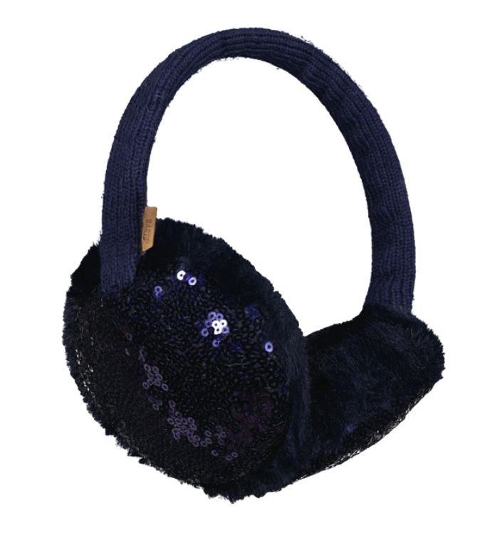 Barts Wow Earmuffs mit Glitzer in Navy - One Size