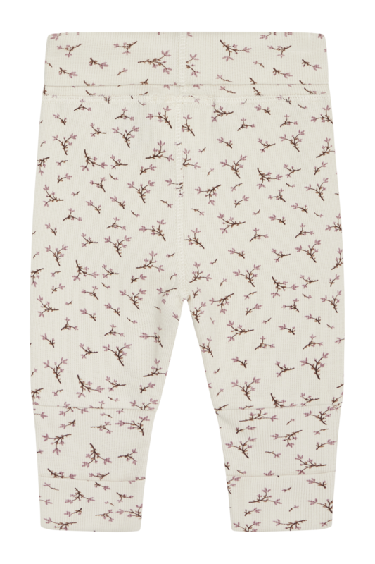 Hust & Claire Gust Jersey Jogging Hose in Oat Milk Creme mit Blumen - SALE