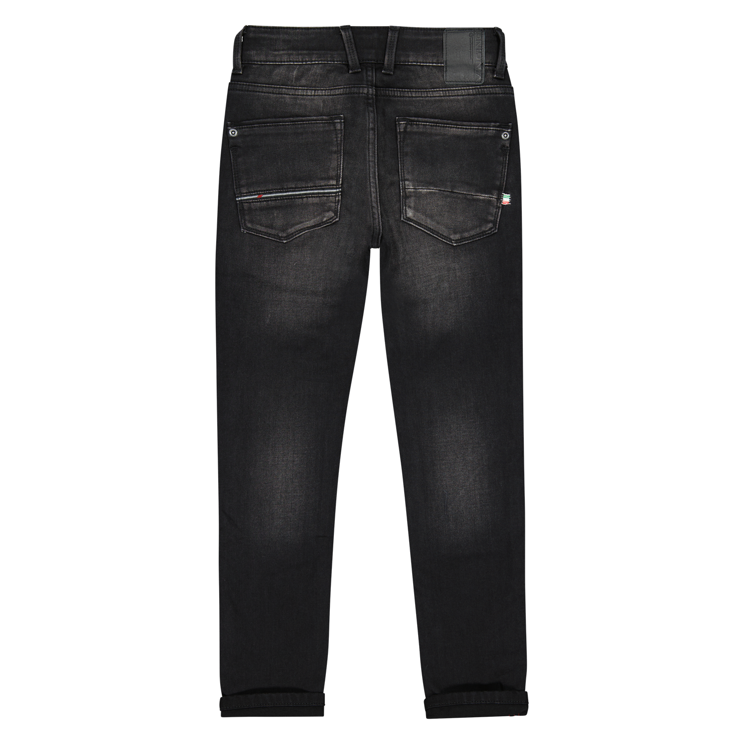 Vingino Jeans Amos Skinny Fit Super Soft Denim Hose in Schwarz
