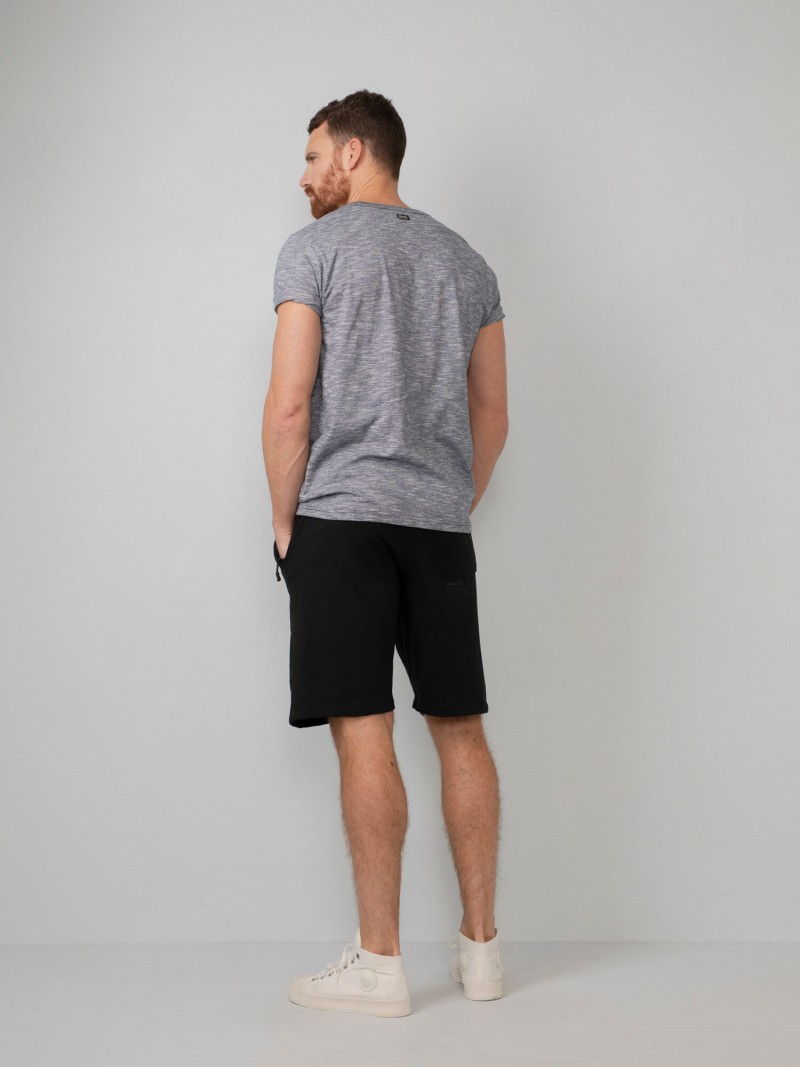 Petrol Industries Herren Jogging Short in Schwarz