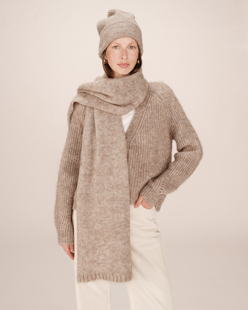 Grace & Mila Saluda Cardigan Strickjacke in Beige Taupe
