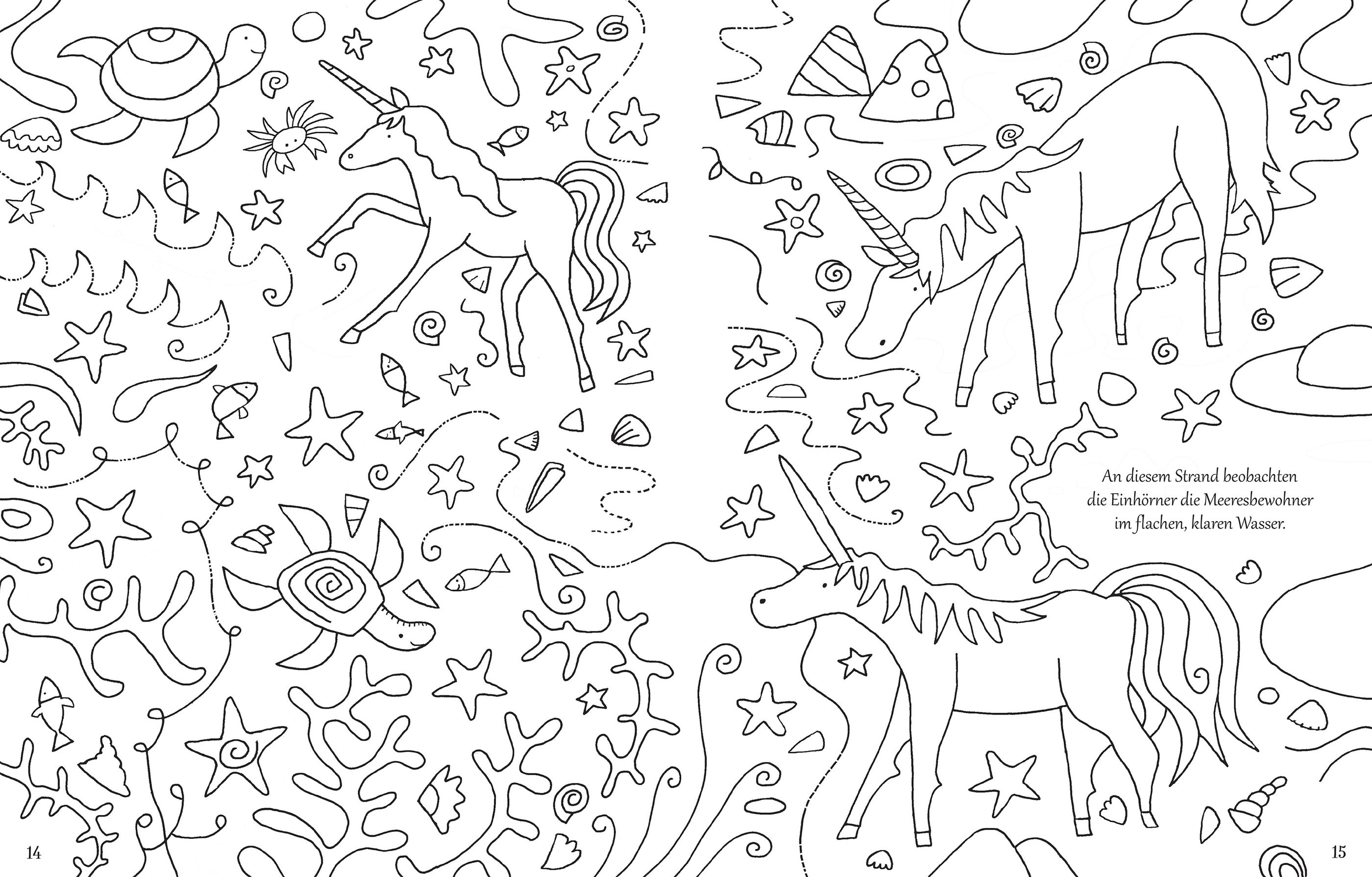 Usborne Mein Malbuch: Im Einhornland Usborne Mein Malbuch: Im Einhornland