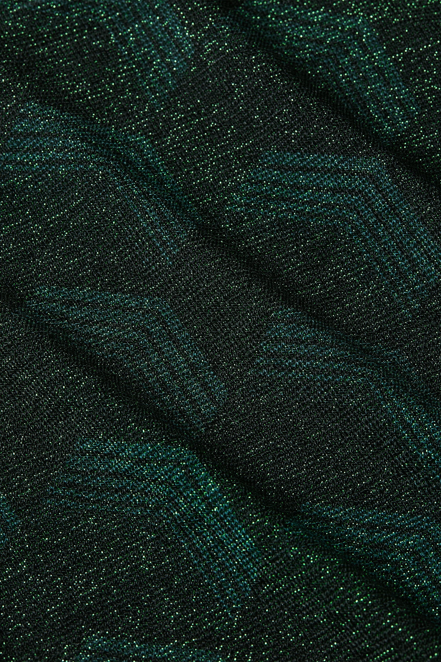 King Louie Mary Jumpsuit Noha mit V-Ausschnit und Glitzer - Pine Grün 