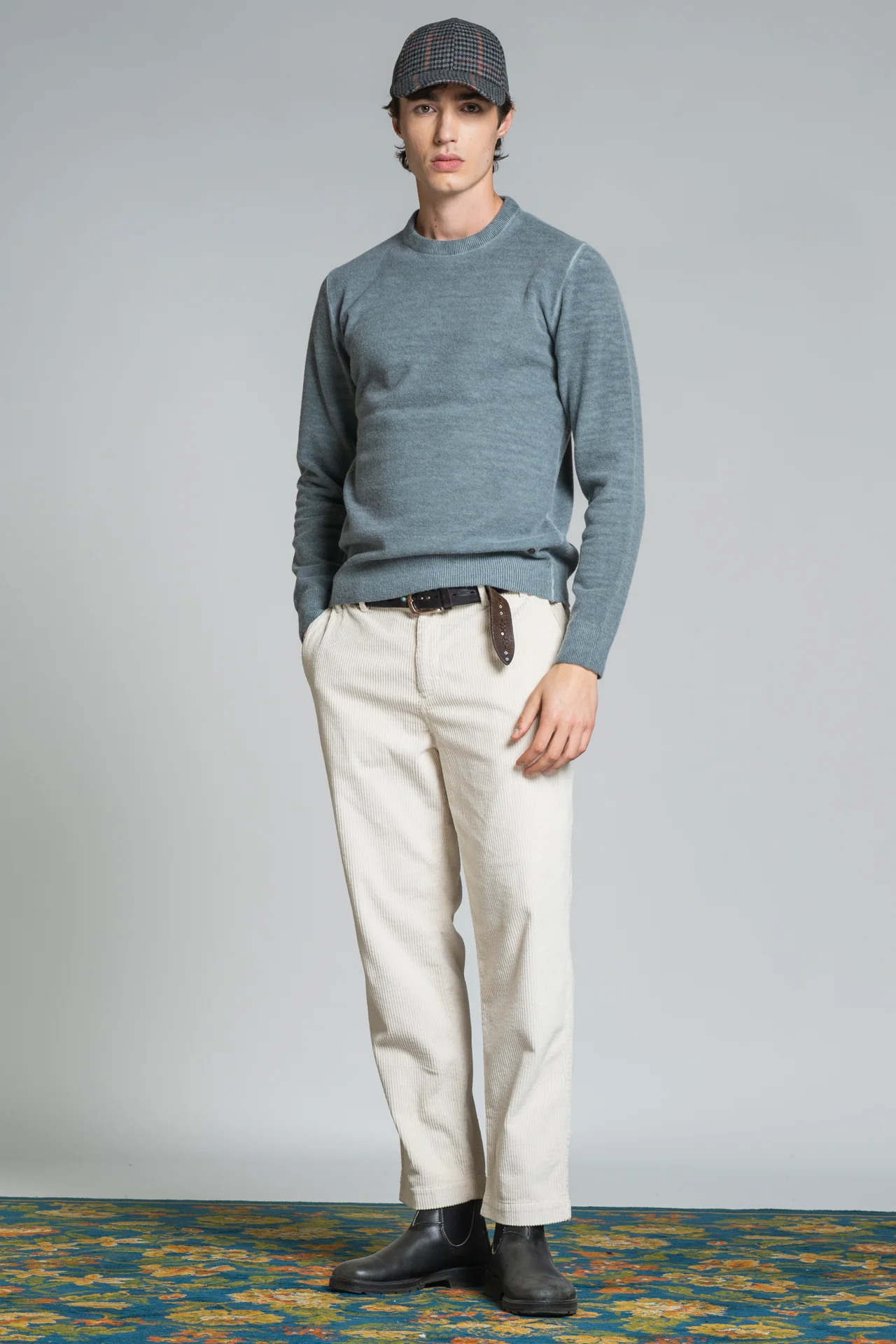 IMPURE Charlie Rundhals Strick Pullover Wollmischung Kaltgefärbt in Octanio IMPURE Charlie Rundhals Strick Pullover Wollmischung Kaltgefärbt in Octanio