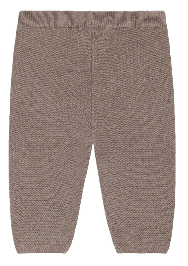 FIXONI Baby Strickhose in Mountain Trail Melange Braun