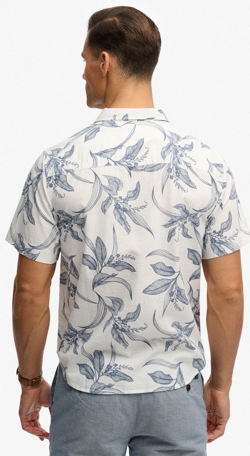 Superdry Männer Vintage Loom kurzarm Hemd - Blumen Superdry Männer Vintage Loom kurzarm Hemd - Blumen