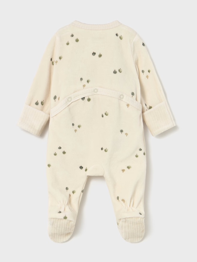 Mayoral Baby Unisex Nicki Strampler in Creme & Grün Mayoral Baby Unisex Nicki Strampler in Creme & Grün