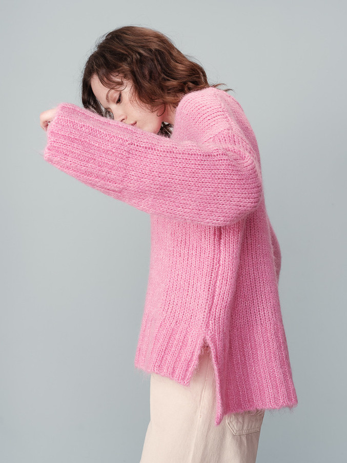 Grace & Mila NATALINO Strickpullover in Bubblegum Pink - SALE