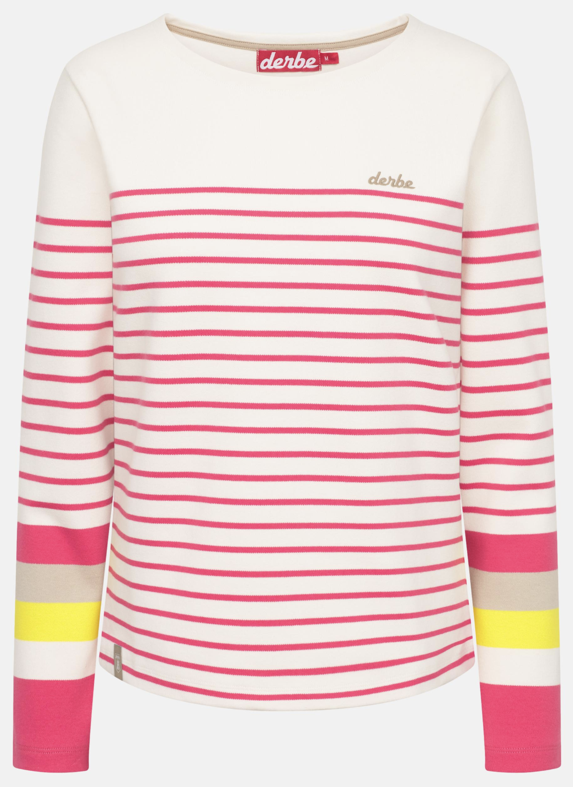 Derbe Damen Langarm Shirt - Azalea n in Weiß und Pink - SALE Derbe Damen Langarm Shirt - Azalea n in Weiß und Pink - SALE