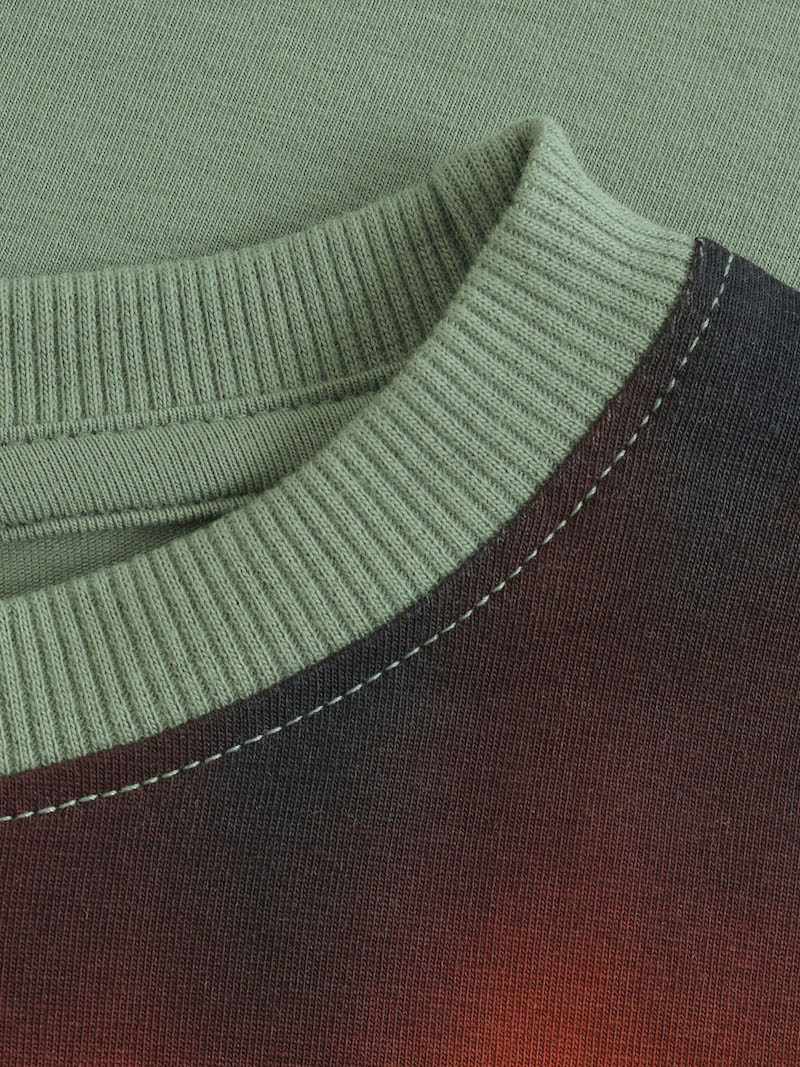 Minymo Langarm T-Shirt in Lily Pad Grün - Dinosaurier