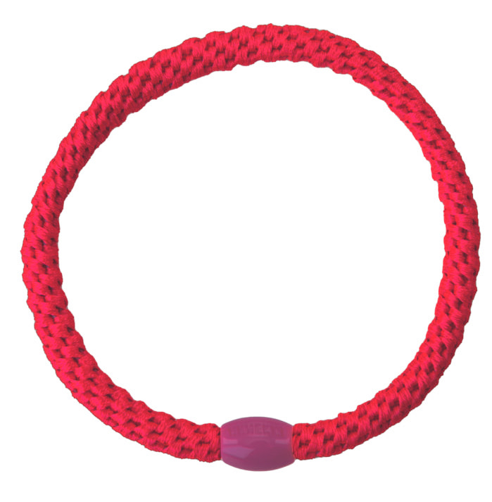 Kknekki Haargummi/Armband - Slim Neon Pink