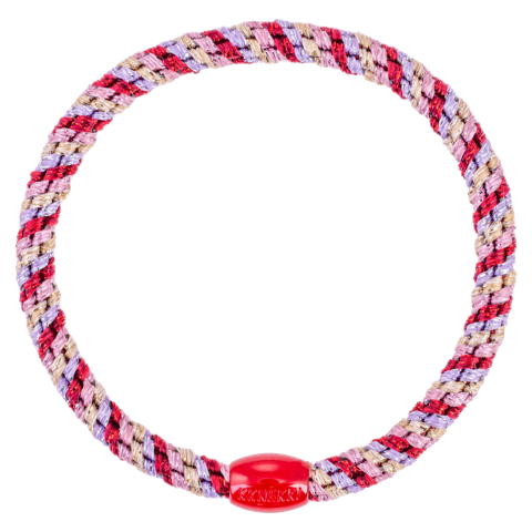 Kknekki Haargummi/Armband - Slim Mix - Lavender Bordeaux