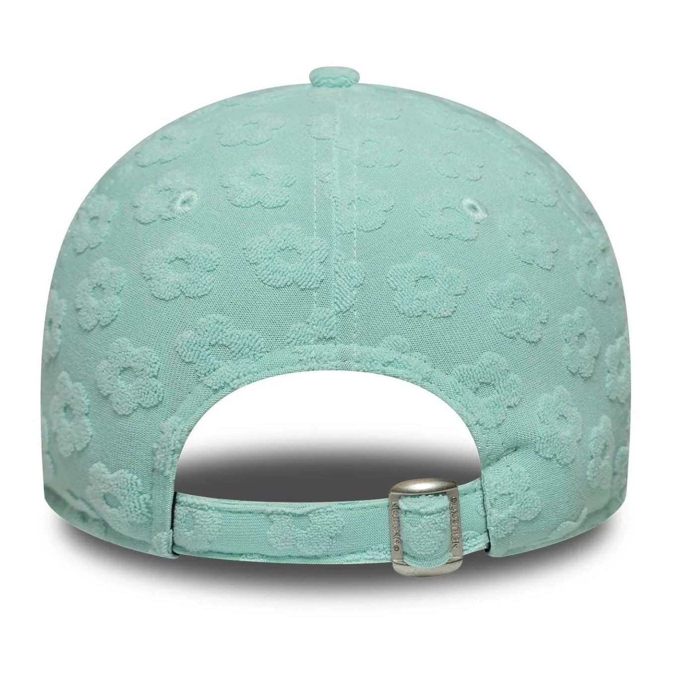 New Era Pastellgrüne LA Dodgers Damen MLB Floral 9FORTY Verstellbare Cap - Frottee Blumen Mint