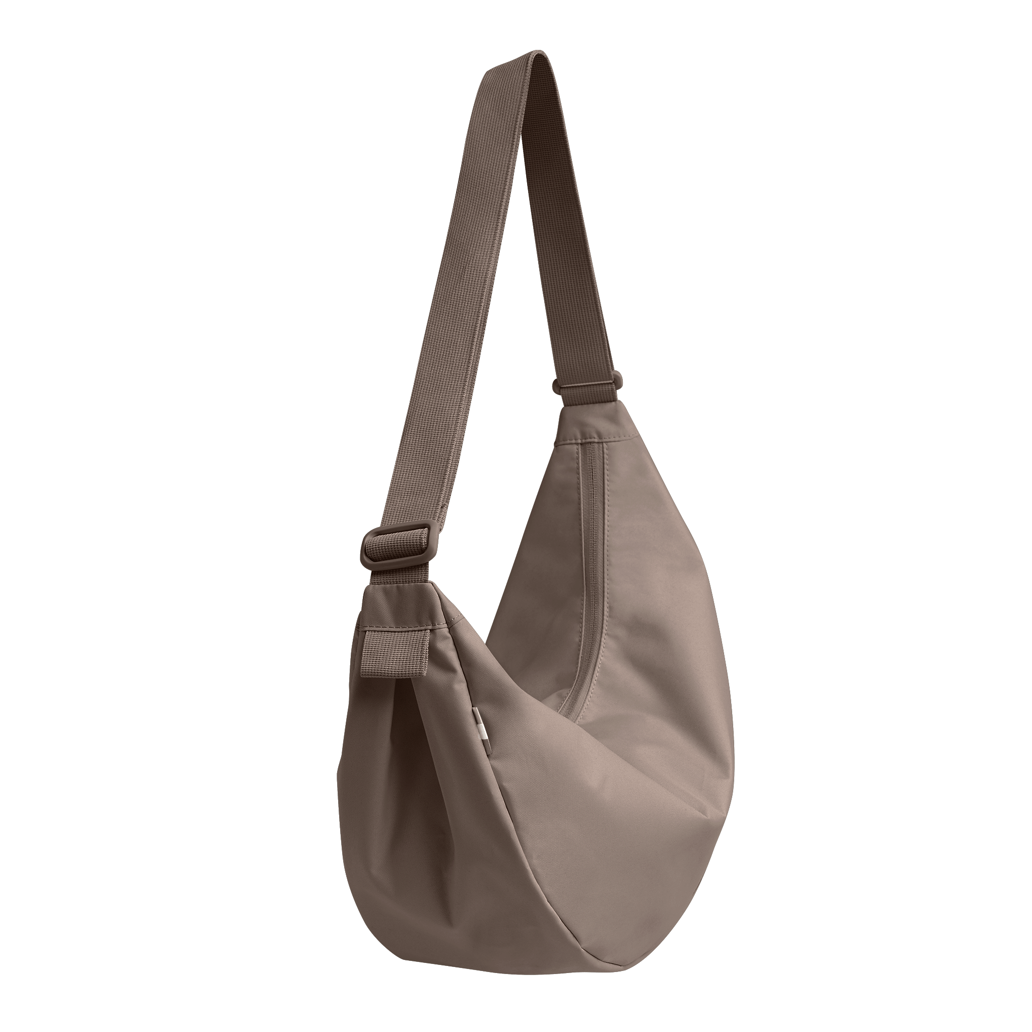 GOT BAG MOON BAG LARGE MONOCHROME OYSTER - Large Crossbody in Taupe Braun GOT BAG MOON BAG LARGE MONOCHROME OYSTER - Large Crossbody in Taupe Braun