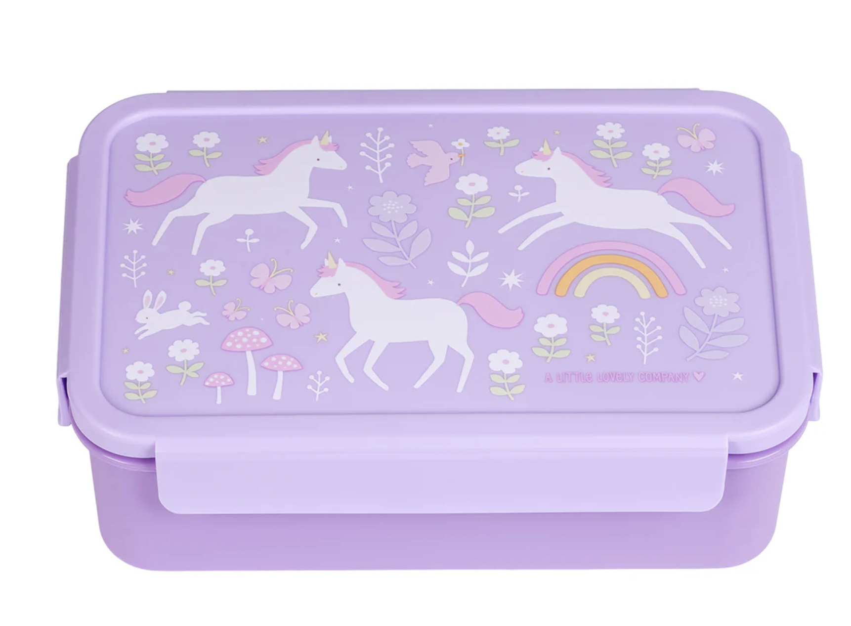 A Little Lovely Company Bento Box Brotzeitbox Lunchbox - Einhorn