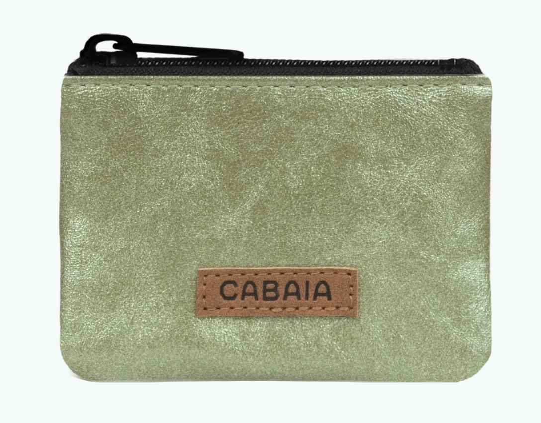 Cabaia Nano Vordertasche Mini Geldbörse/Gürteltasche RIVERDALE - Grün Glam Iridescent