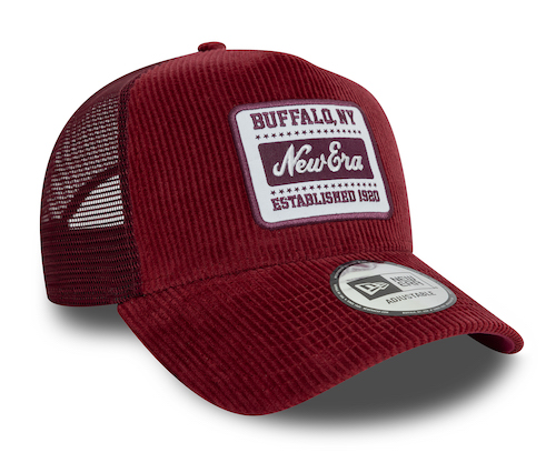 New Era Trucker Cap mit Patch in Rot Kord Cap