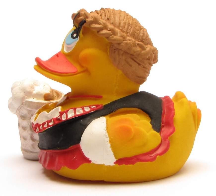 Lanco Dirndl Duck - Naturkautschuk Badeente - Bayerische Dirndl Ente Lanco Dirndl Duck - Naturkautschuk Badeente - Bayerische Dirndl Ente