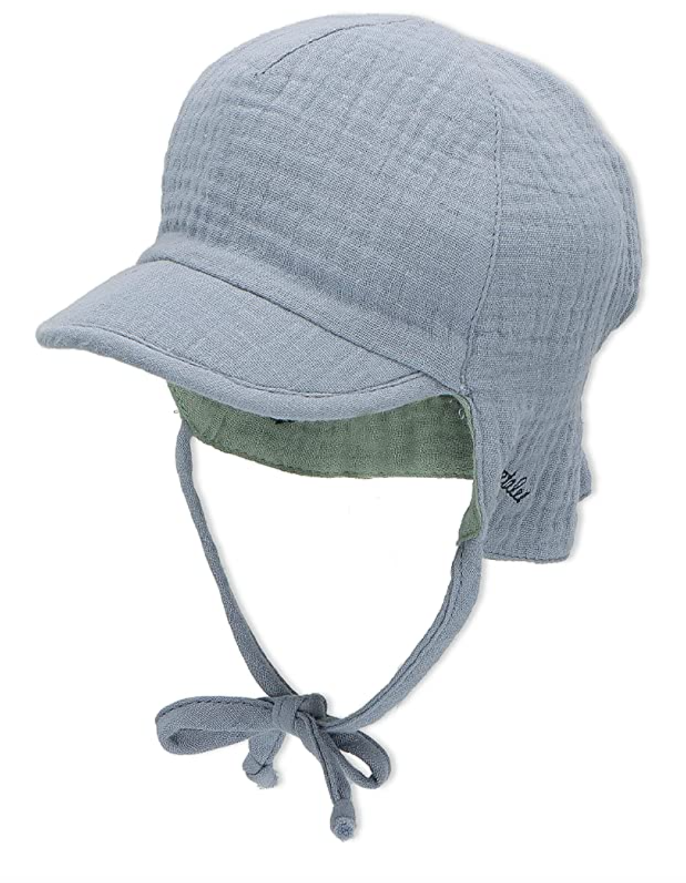 Bildschirmfoto-2022-03-27-um-15-00-48 Sterntaler Baby Wendemütze - Sonnenmütze mit Nackenschutz - Blau & Grün UV Schutz 50+
