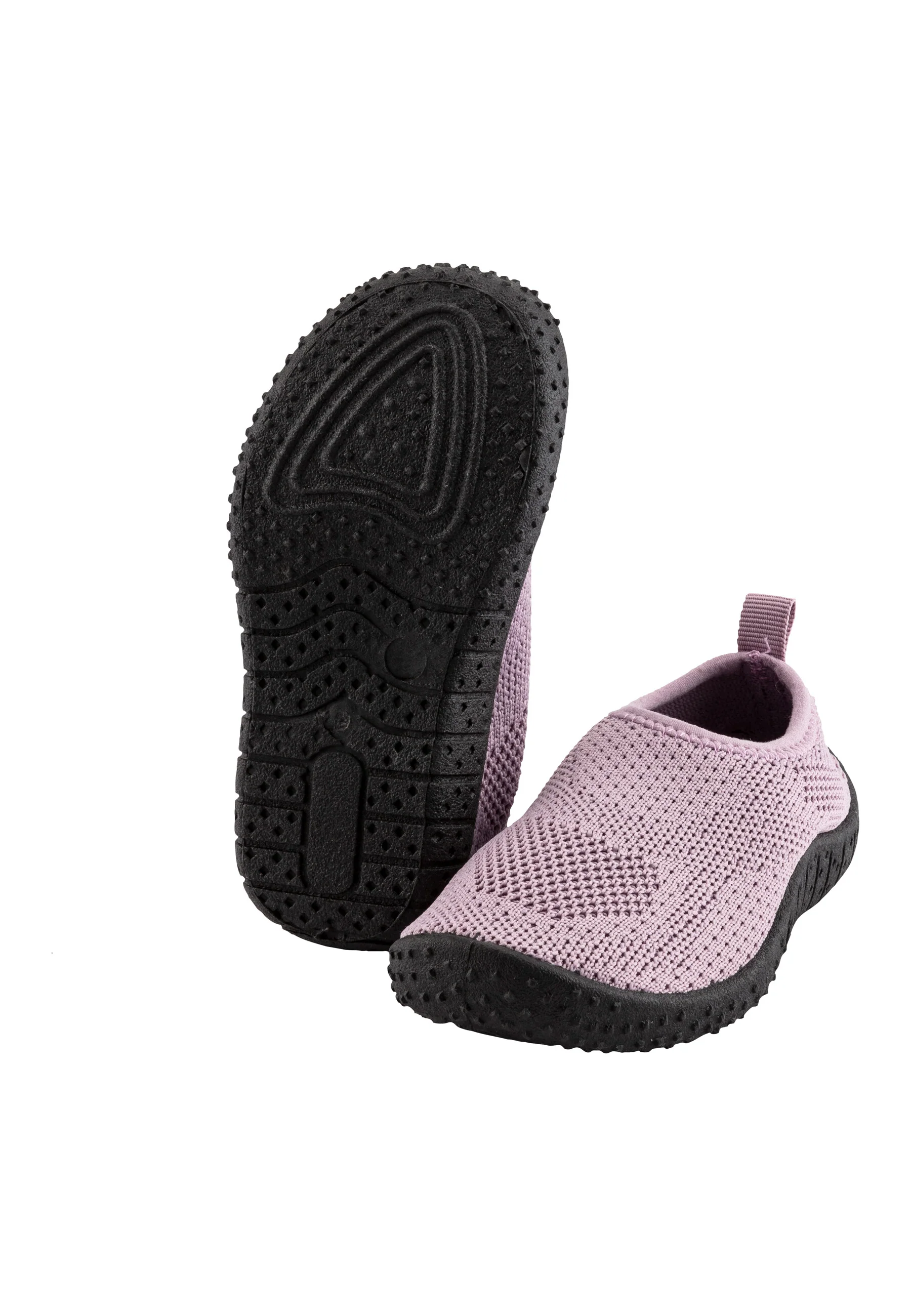 Sterntaler Badeschuhe im Strickdesign mit ergonomischer rutschfester Sohle - Flieder