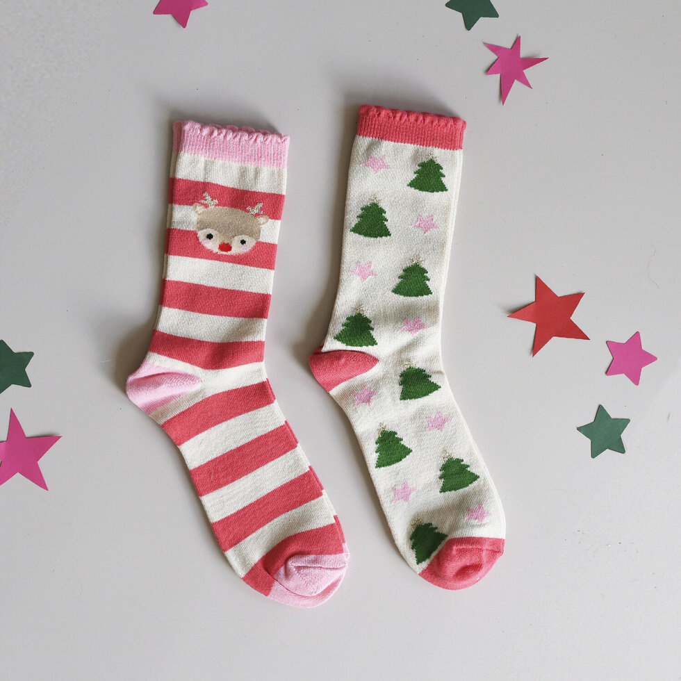 Rockahula 2er Pack Socken Jolly Christmas - Happy Weihnachten Socken Set Rockahula 2er Pack Socken Jolly Christmas - Happy Weihnachten Socken Set