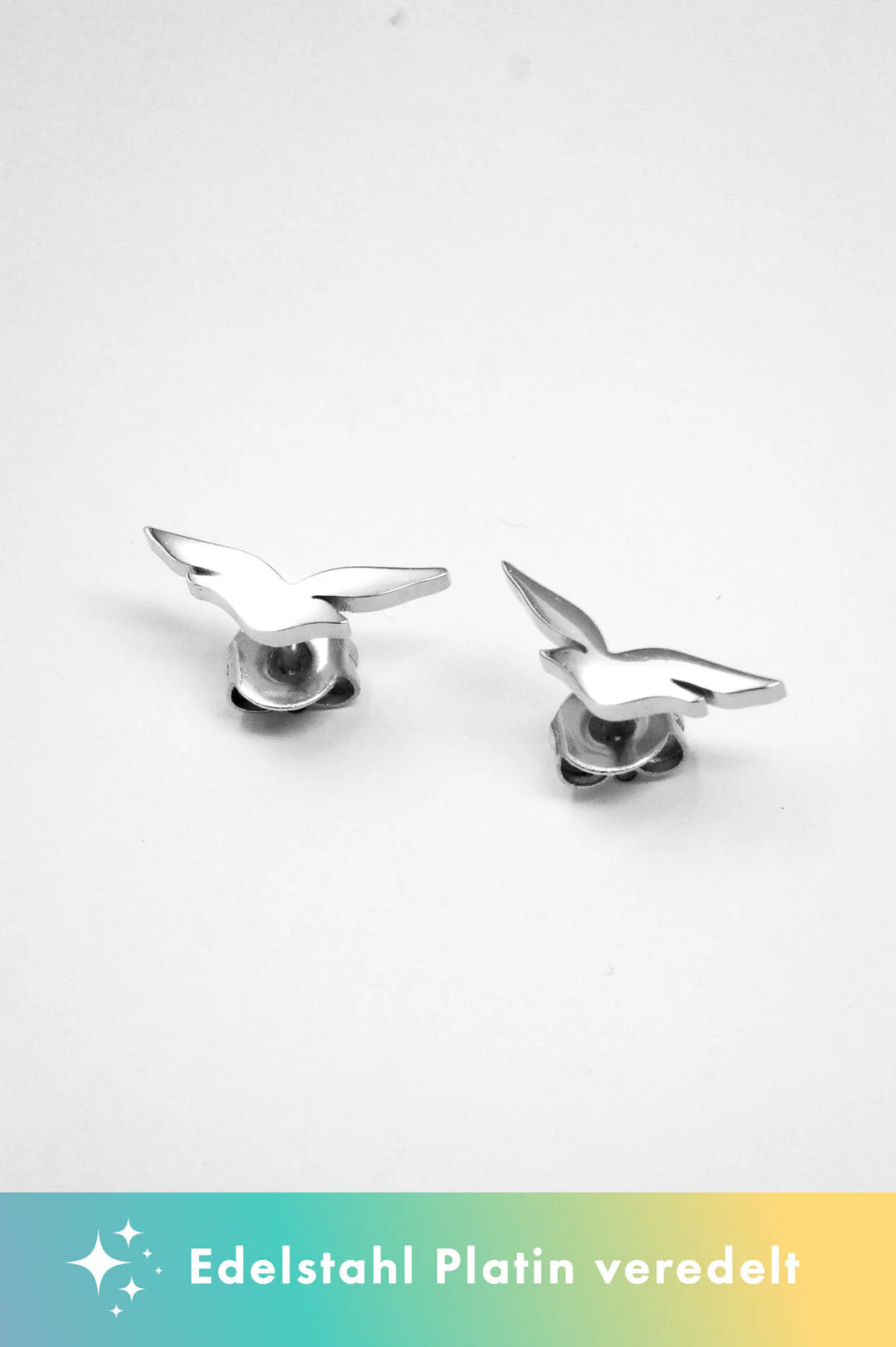 AIMI Ohrstecker Wanderlust Vogel in Silber 