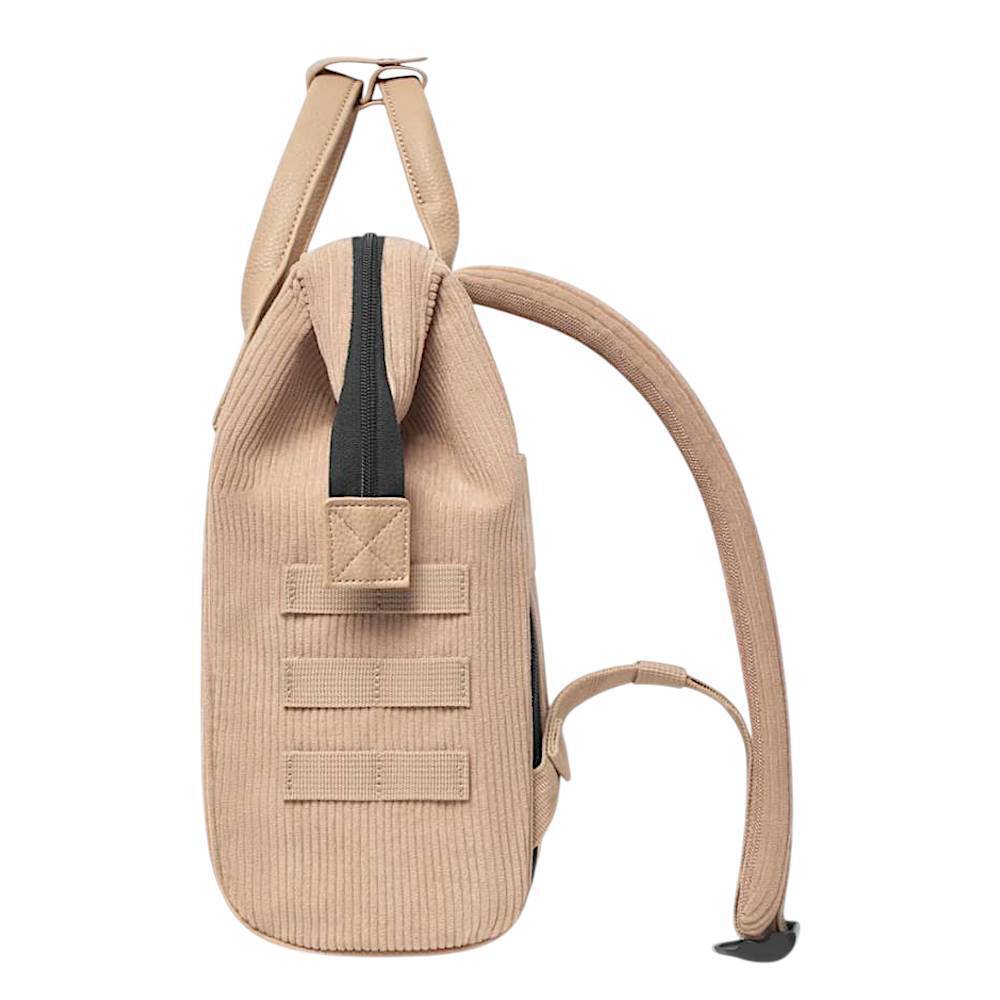 Cabaia Rucksack LUXOR Small mit Laptop-Fach - Beige Braun Cord