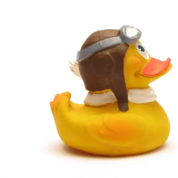 Lanco Duck - Naturkautschuk Badeente Gummiente - Pilot