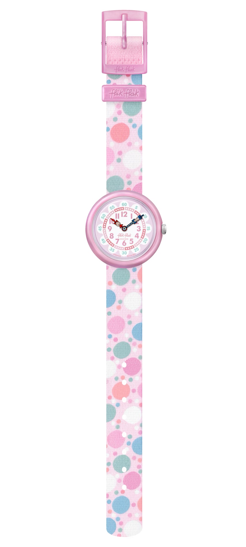 Flik Flak Kinderuhr in Rosa - Flying Bubbles Flik Flak Kinderuhr in Rosa - Flying Bubbles