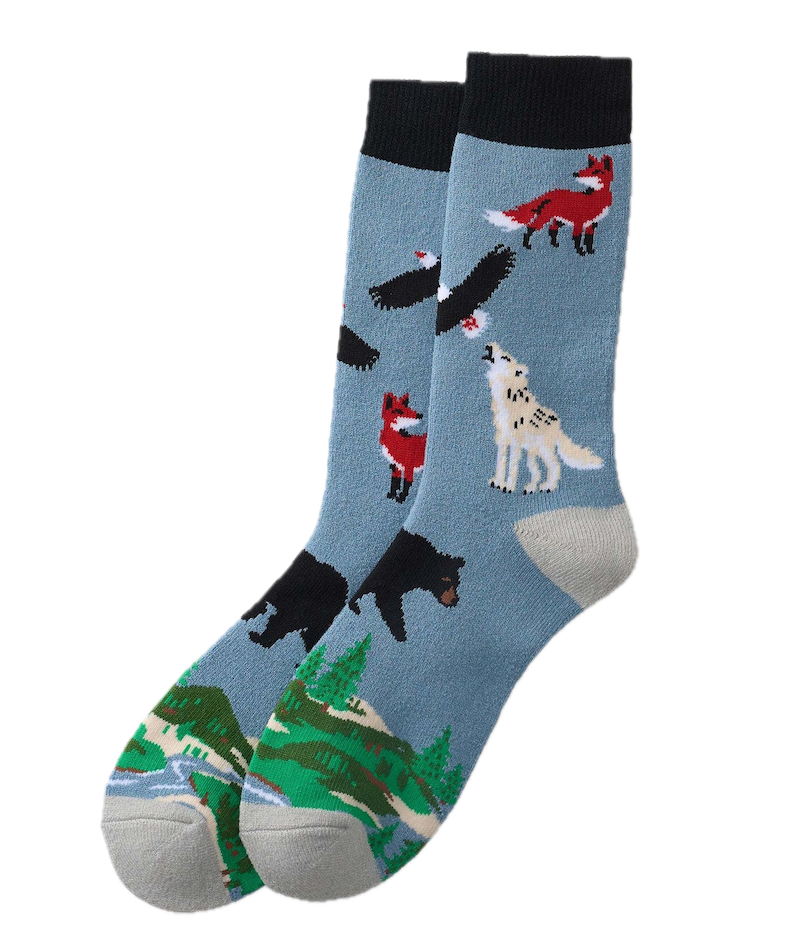 Little Blue House Adult Northern Wilderness Cozy Socks – Warme Kuschelsocken mit Wildtiermotiv Little Blue House Adult Northern Wilderness Cozy Socks – Warme Kuschelsocken mit Wildtiermotiv