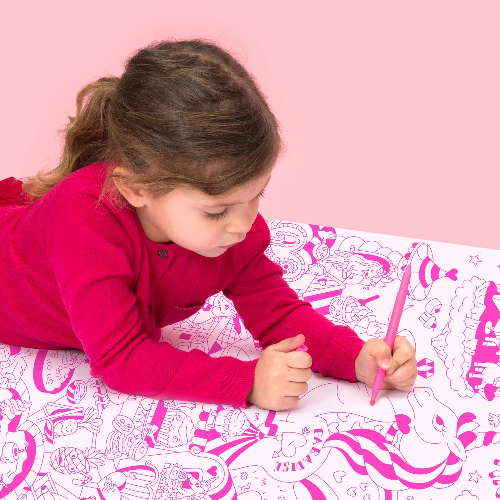 OMY Riesen Poster zum Ausmalen -Lily Einhorn OMY Riesen Poster zum Ausmalen -Lily Einhorn