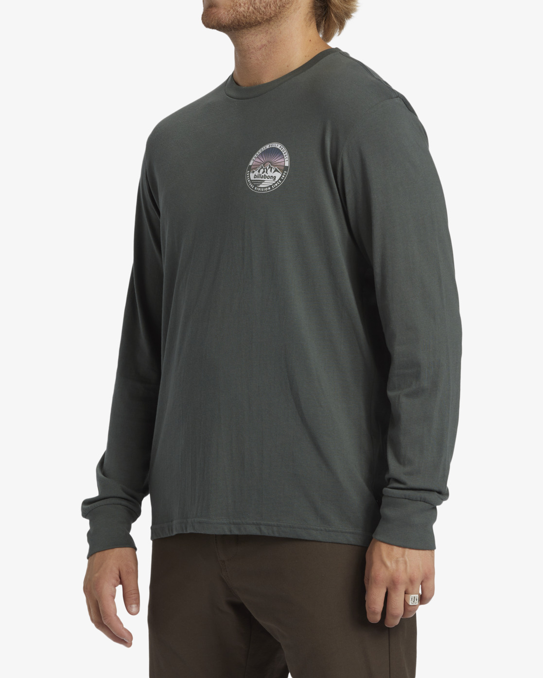 Billabong Rockies Langarmshirt für Männer - Slate Green/Grün